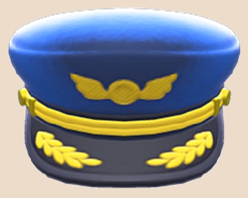 Airline pilot's hat
